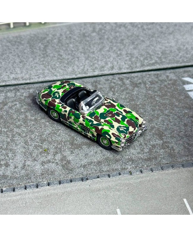 (預訂 Pre-order) ZF 1/64 Benz 300sl Green (Diecast car model) 限量299台