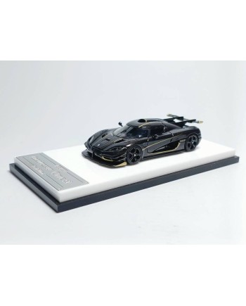 (預訂 Pre-order) ScaleMini 1/64 Carbon Fiber Gold Stripes Koenigsegg One:1 (Resin car model) 限量299台