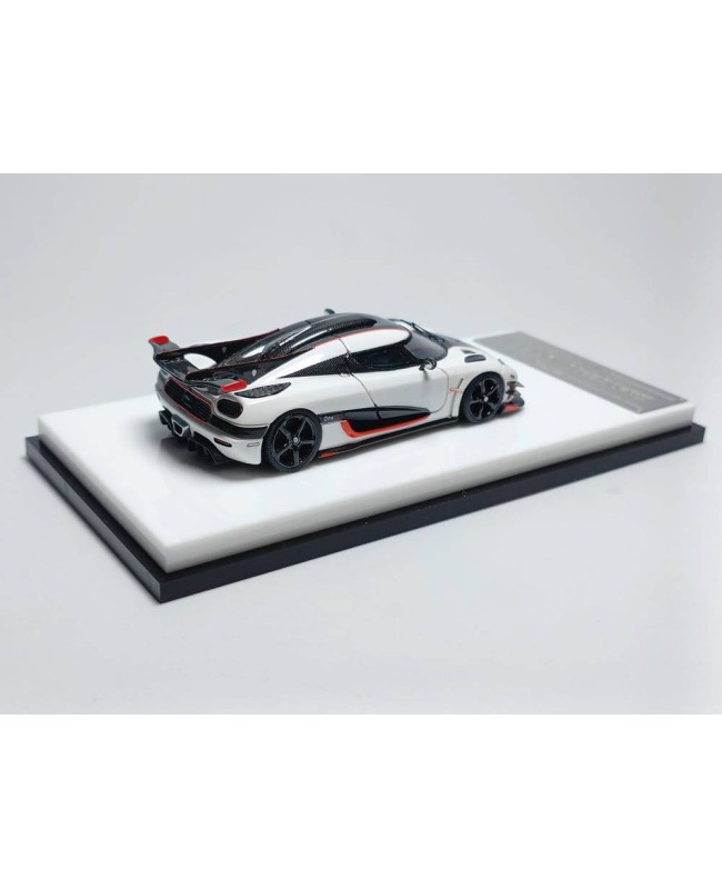 (預訂 Pre-order) ScaleMini 1/64 White Koenigsegg One:1 (Resin car model) 限量499台