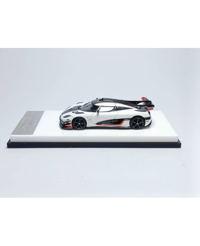 (預訂 Pre-order) ScaleMini 1/64 White Koenigsegg One:1 (Resin car model) 限量499台