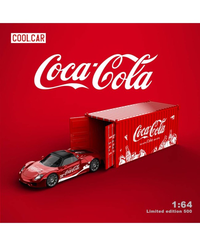 (預訂 Pre-order) Cool car 1:64 918 Container Coca Cola Livery (Diecast car model) 限量500套