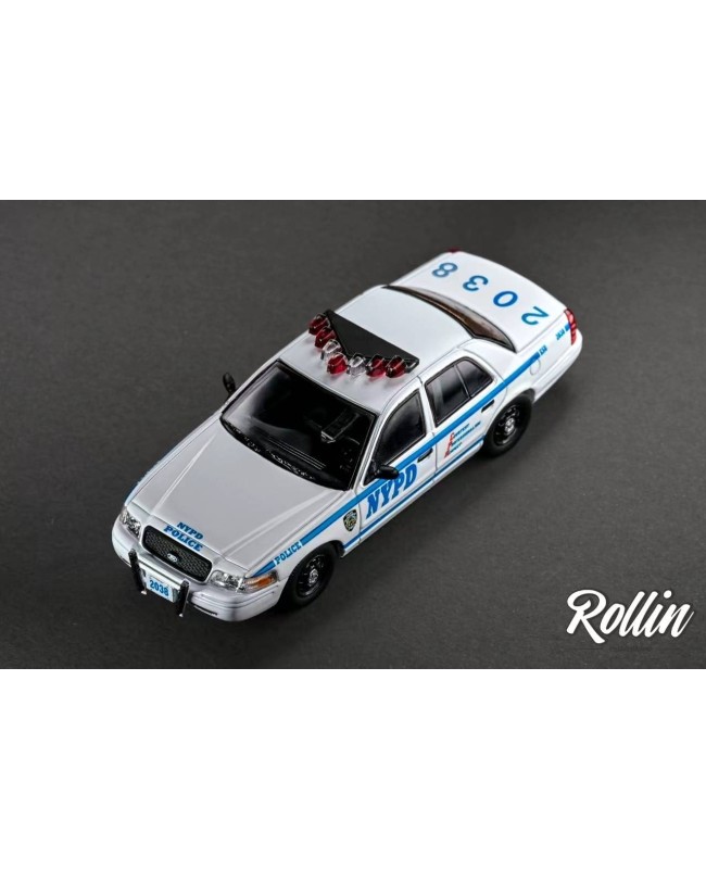 (預訂 Pre-order) Rollin 1/64 Ford CV Victoria Crown (Diecast car model) 限量799台 NYPD New York City Police Car