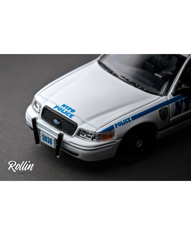 (預訂 Pre-order) Rollin 1/64 Ford CV Victoria Crown (Diecast car model) 限量799台 NYPD New York City Police Car