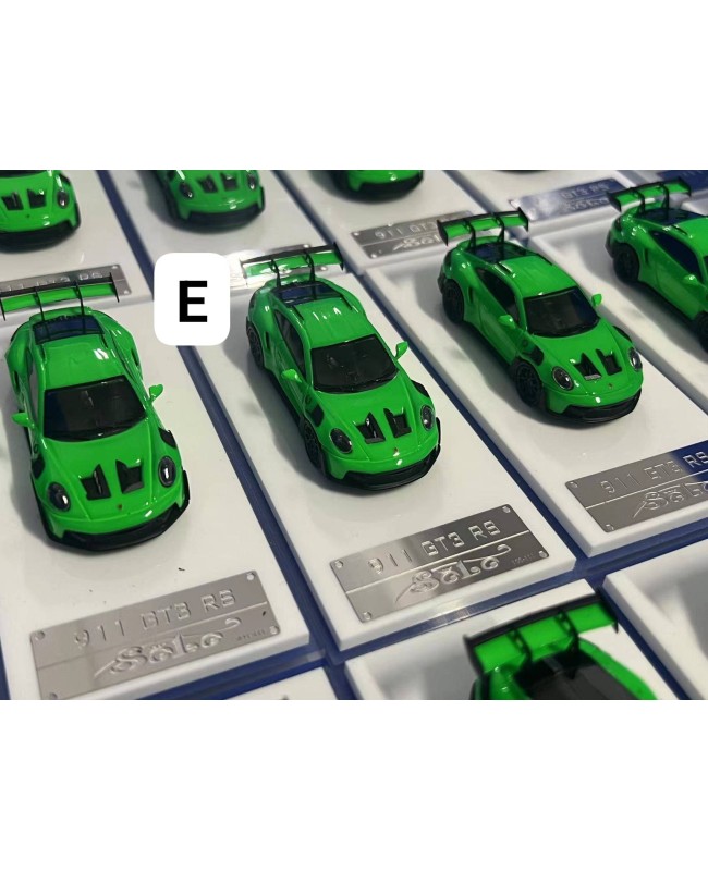 (預訂 Pre-order) Solo model 1/64 911 GT3RA (Resin car model) 限量111台 蜥蜴綠