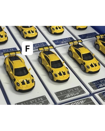 (預訂 Pre-order) Solo model 1/64 911 GT3RA (Resin car model) 限量111台 黃色