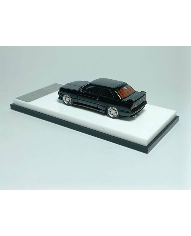 (預訂 Pre-order) ScaleMini 1/64 BMW M3 E30 Gloss Black livery (Resin car model) 限量499台