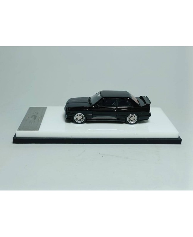 (預訂 Pre-order) ScaleMini 1/64 BMW M3 E30 Gloss Black livery (Resin car model) 限量499台