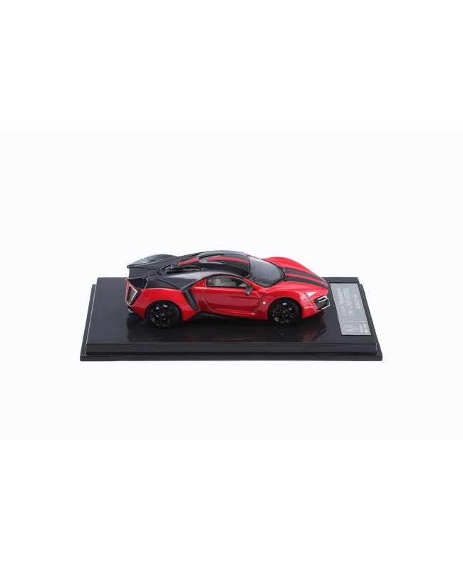 (預訂 Pre-order) SC art 1/64 Lycan Hypeerport (Diecast car model) Red with black stripes