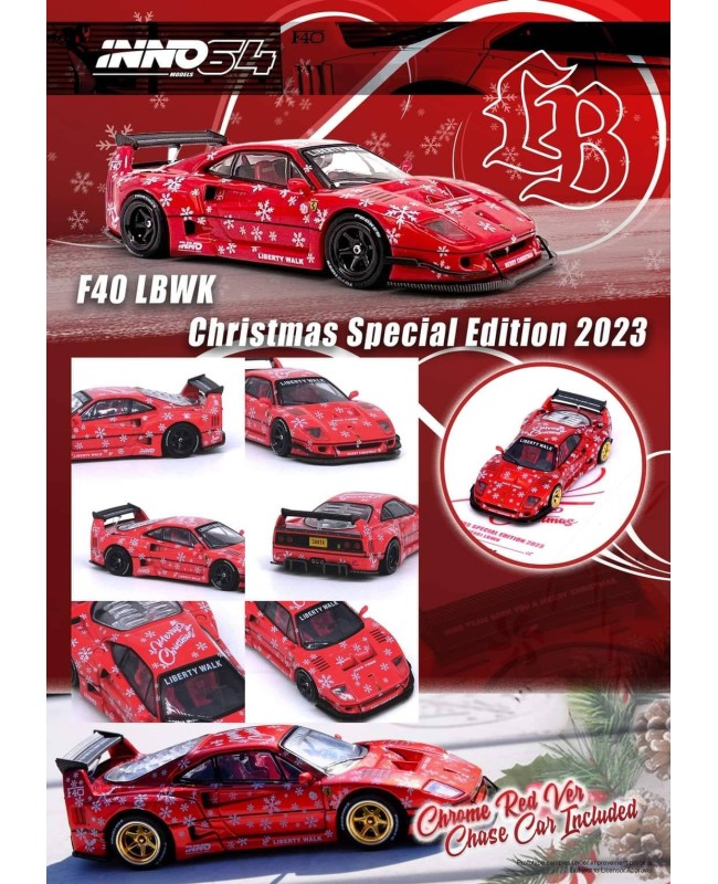 (預訂 Pre-order) INNO64 LBWK F40 X'MAS 2023 SPECIAL EDITION (Diecast car model)
