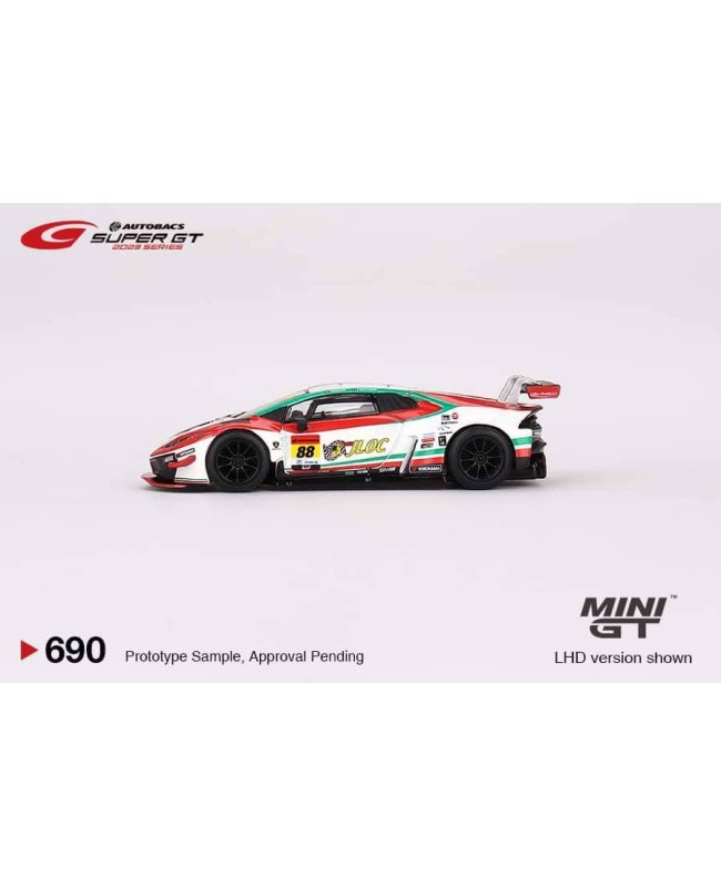 (預訂 Pre-order) Mini GT 1/64 MGT00690-L - Lamborghini Huracán GT3 EVO2 #88 