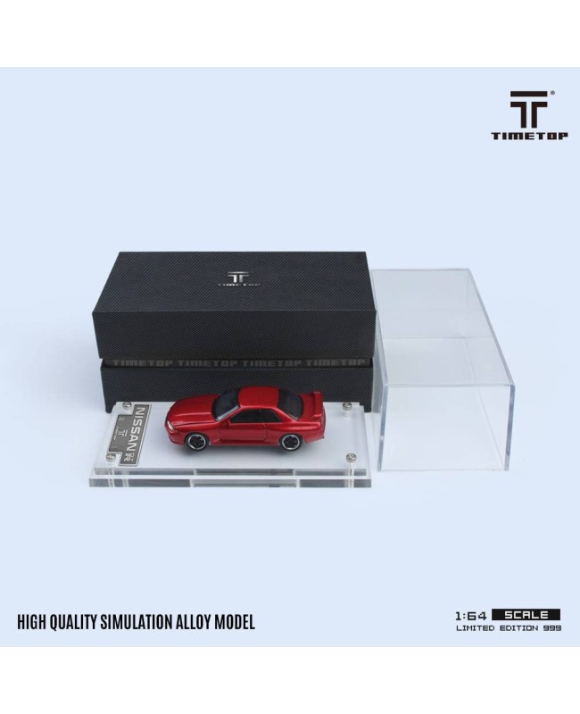 (預訂 Pre-order) TimeTop 1/64 Nissan GTR R32 (Diecast car model) 限量999台 Metallic Red TT644124
