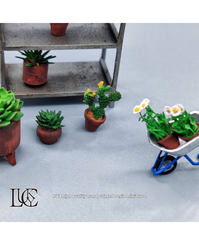 (預訂 Pre-order) Lucky Studio 1/64 flower grower and green plant set.
