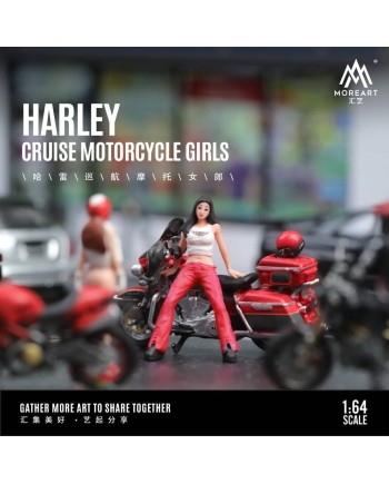 (預訂 Pre-order) MoreArt 1:64 HARLEYCRUISE MOTORCYCLE GIRLS Resin Doll Model