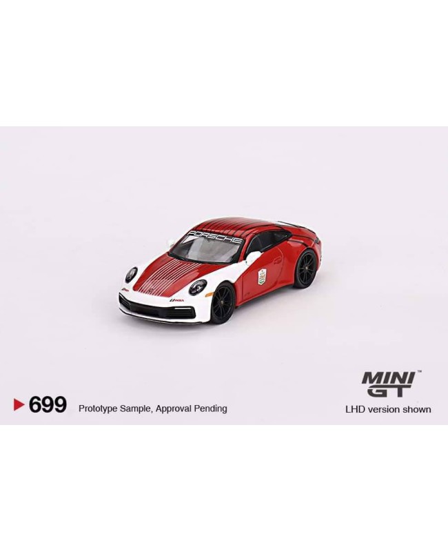 (預訂 Pre-order) MINI GT 1/64 MGT00699-L Porsche 911 (992) Carrera S Safety Car 2023 IMSA Daytona 24Hr. LHD (Diecast car model)