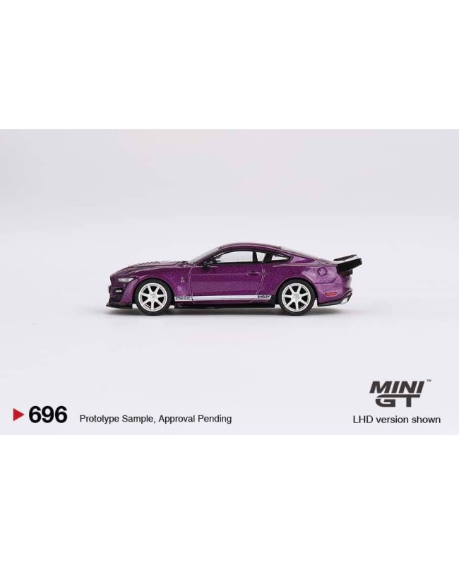 (預訂 Pre-order) MINI GT 1/64 MGT00696-L Shelby GT500 Dragon Snake Concept Fuchsia Metallic LHD (Diecast car model)