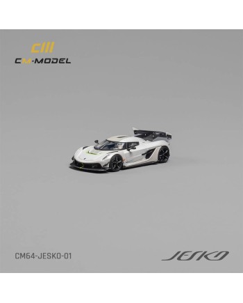 (預訂 Pre-order) CM model 1/64 Jesko attack pearl white/CM64-jesko-01 (Diecast car model)
