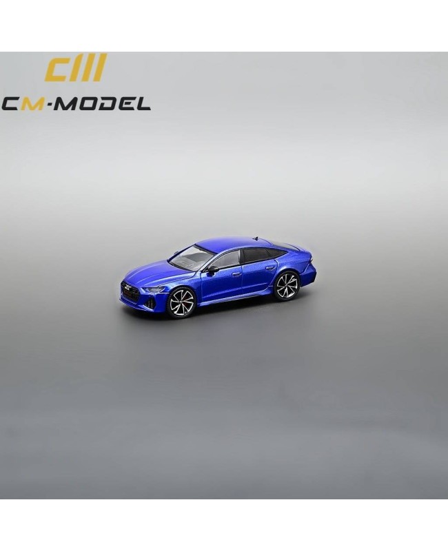 (預訂 Pre-order) CM model 1/64 Audi RS7 Sportback Metallic blue/CM64-RS7-07 (Diecast car model)