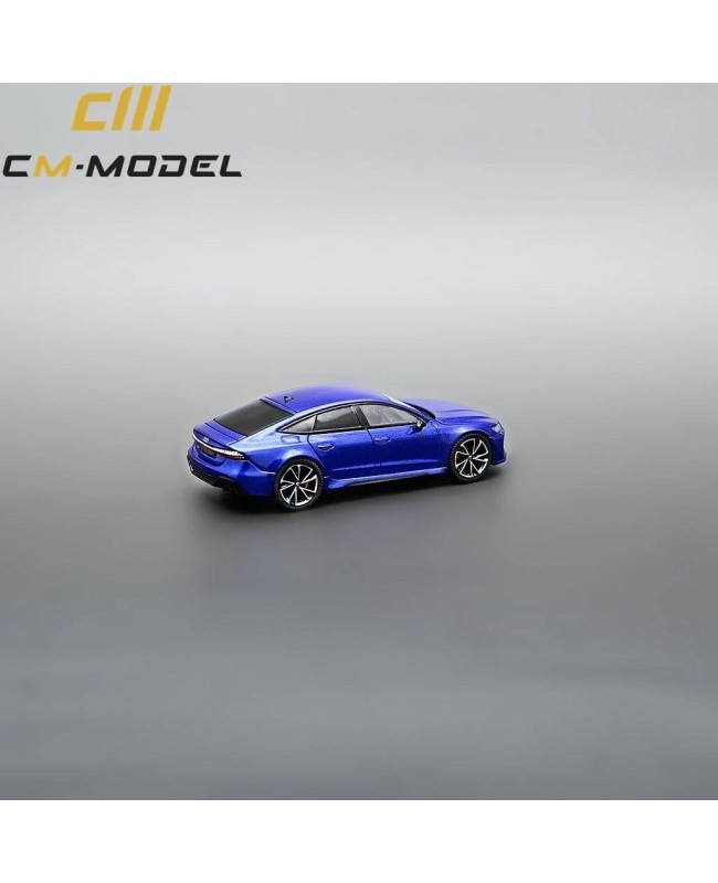 (預訂 Pre-order) CM model 1/64 Audi RS7 Sportback Metallic blue/CM64-RS7-07 (Diecast car model)
