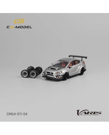 (預訂 Pre-order) CM model 1/64 Subaru Varis Widebody STI silver/CM64-STI-04 (Diecast car model)