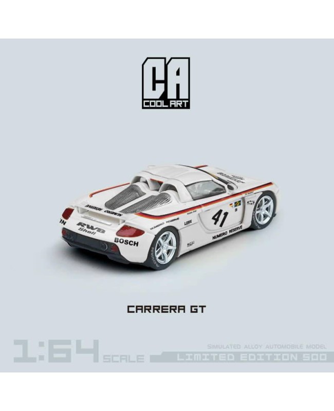 (預訂 Pre-order) CA 1/64 CARRERA GT (Diecast car model) 限量500台 White Numero reserve #41 CA645909
