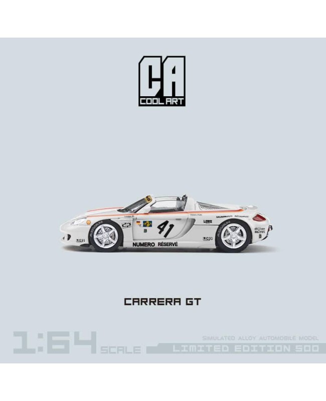 (預訂 Pre-order) CA 1/64 CARRERA GT (Diecast car model) 限量500台 White Numero reserve #41 CA645909