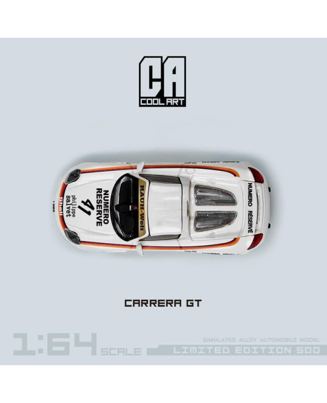 (預訂 Pre-order) CA 1/64 CARRERA GT (Diecast car model) 限量500台 White Numero reserve #41 CA645909