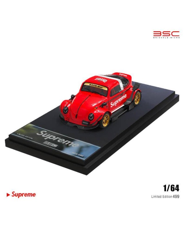 (預訂 Pre-order) BSC 1/64 trailer Supreme series (Diecast car model) 限量499台 RWB Beetle Convertible