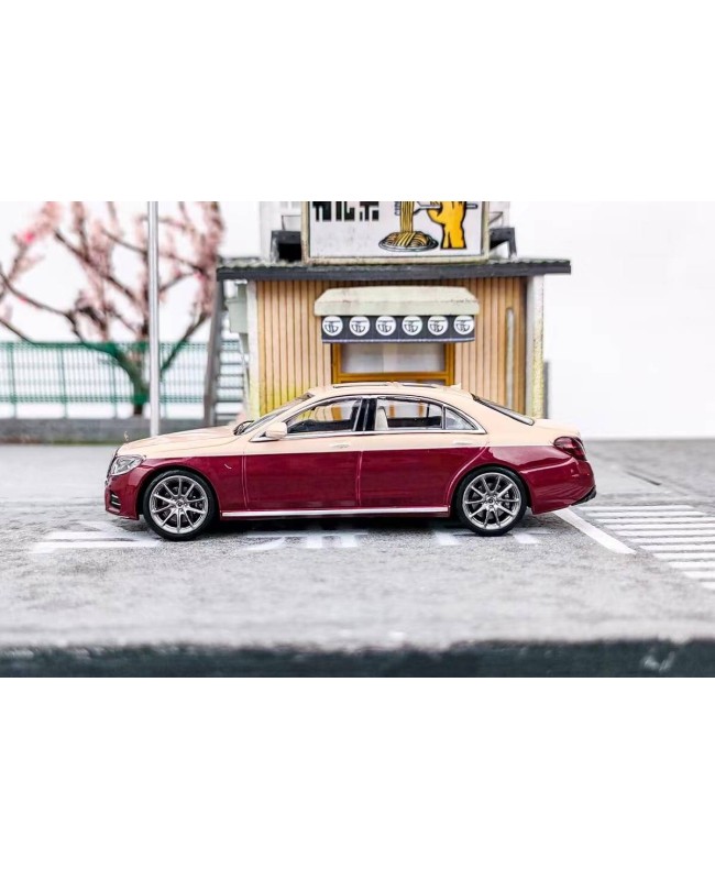 (預訂 Pre-order) Master 1/64 Benz S450 (W222) (Diecast car model) 限量300台 Red Gold