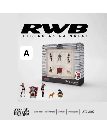(預訂 Pre-order) American Diorama 1/64 AD-2407 Figure Set: RWB Legend
