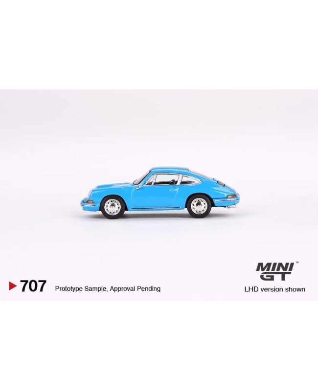 (預訂 Pre-order) MINI GT 1/64 MGT00707-L Porsche 901 1963 'Quickblau' LHD (Diecast car model)