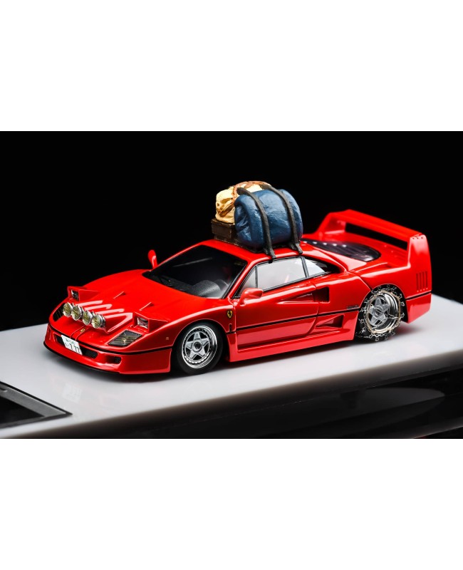 (預訂 Pre-order) MY 64 1/64 F40 Red Snow version (Resin car model)