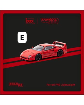 (預訂 Pre-order) Tarmac/ J-Collection 1/64 T64R-076-RE - Ferrari F40 Lightweight Red (Diecast car model)