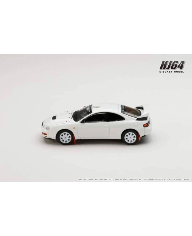 (預訂 Pre-order) HobbyJAPAN 1/64 Toyota CELICA GT-FOUR WRC Edition (ST205) Customized Version / 8 Spokes Wheel (Diecast car model) HJ641064CW  : Super WhiteⅡ