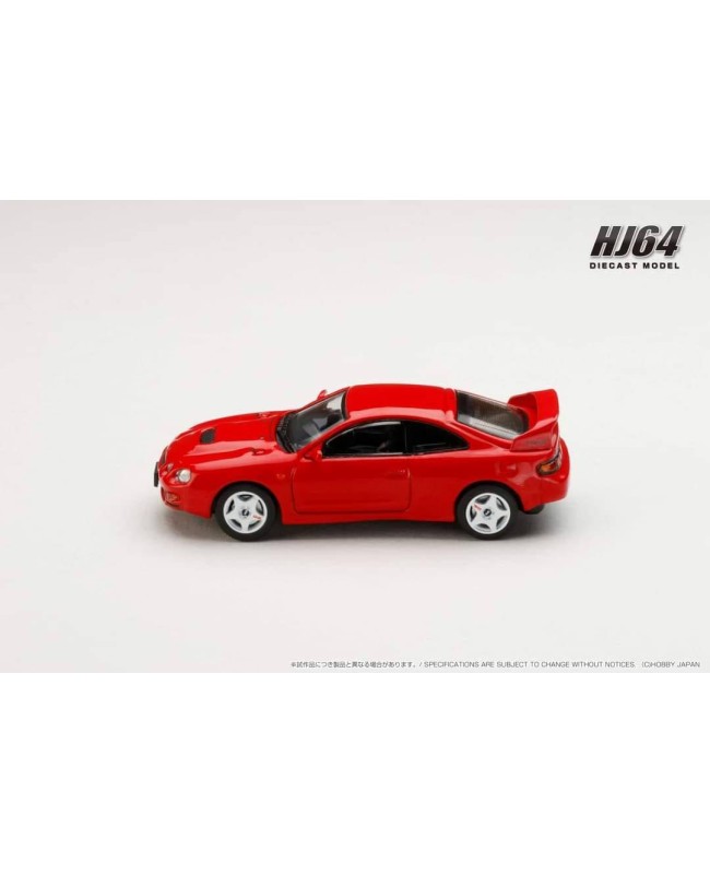 (預訂 Pre-order) HobbyJAPAN 1/64 Toyota CELICA GT-FOUR (ST205) JDM STYLE (Diecast car model) HJ642064AR  :  Super Red Ⅳ
