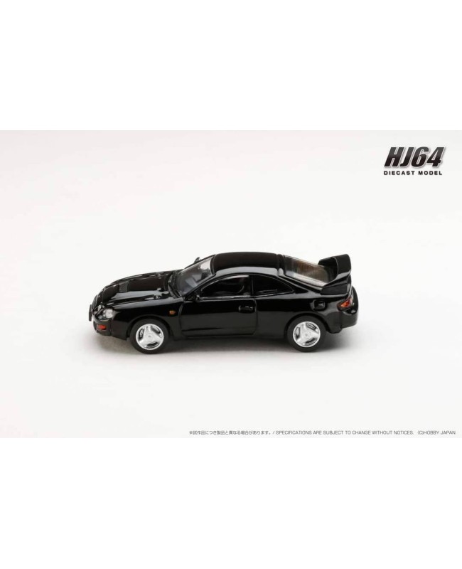 (預訂 Pre-order) HobbyJAPAN 1/64 Toyota CELICA GT-FOUR WRC Edition (ST205) with Engine Display Model (Diecast car model) HJ641064ABK : Black