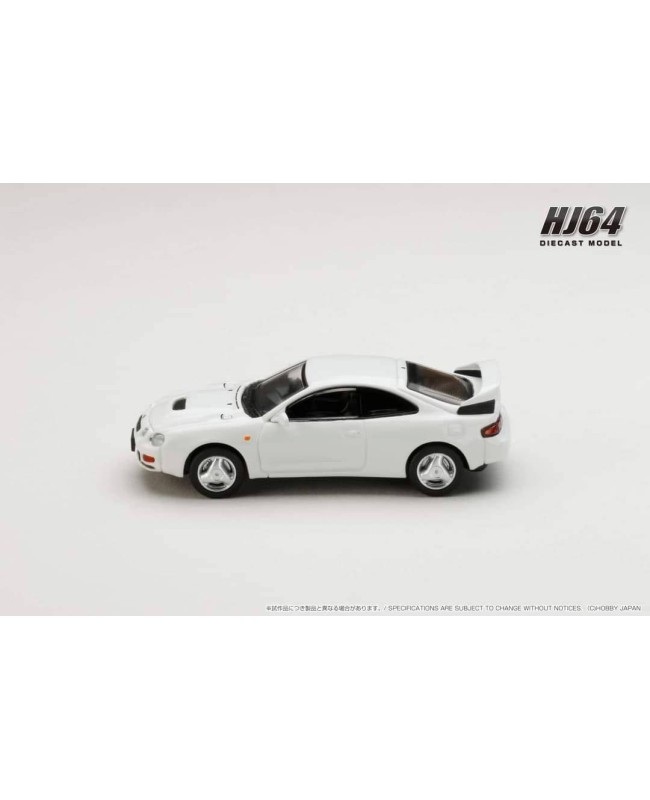 (預訂 Pre-order) HobbyJAPAN 1/64 Toyota CELICA GT-FOUR WRC Edition (ST205) with Engine Display Model (Diecast car model) HJ641064AW  : Super WhiteⅡ