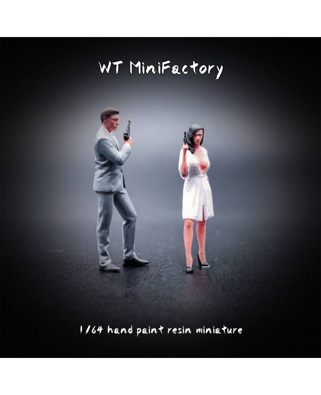 (預訂 Pre-order) WT Minifactory 1/64 持槍男女 二人組 WT2023122226