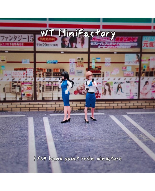 (預訂 Pre-order) WT Minifactory 1/64 動漫女警 二人組