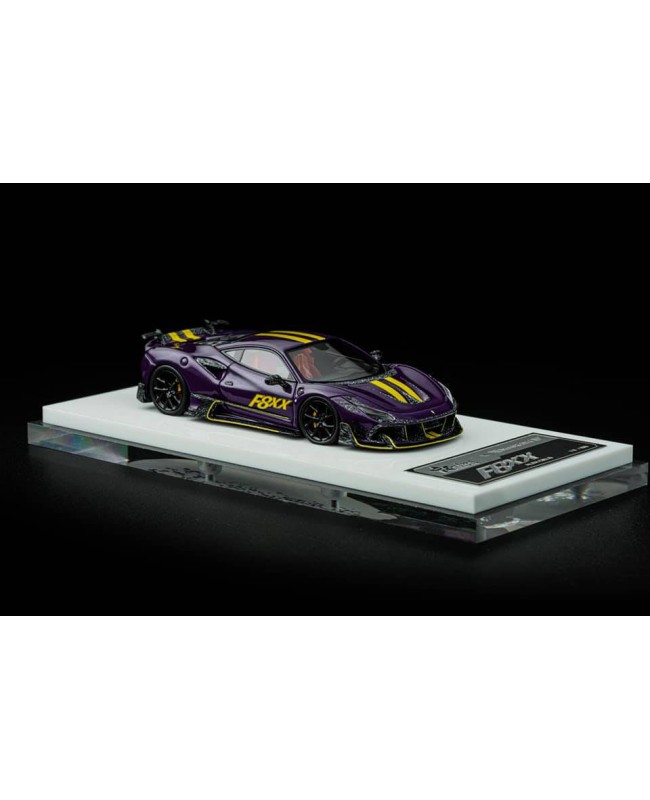 (預訂 Pre-order) Fuelme 1/64 Mansory F8xx. (Resin car model) 黎明天空紫 Alba cielo