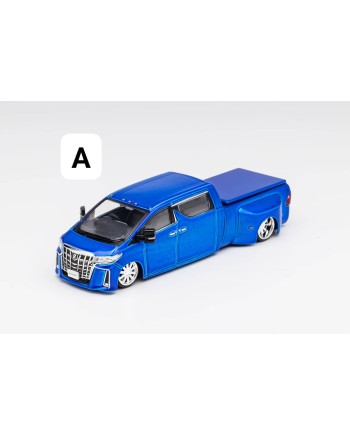 (預訂 Pre-order) GCD 1/64 Toyota Alpha pickup (Diecast car model) 限量500台 Chrome Blue KS-061-324