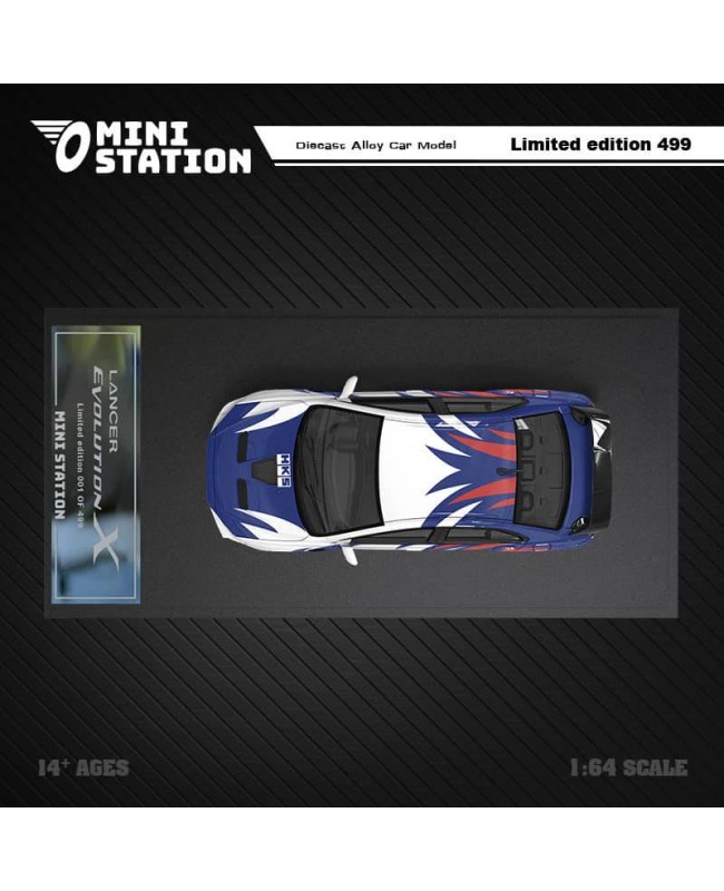 (預訂 Pre-order) Mini Station 1/64 Need for Speed Black List #9 Lancer EVO 普通版 (Diecast car model) 限量499台