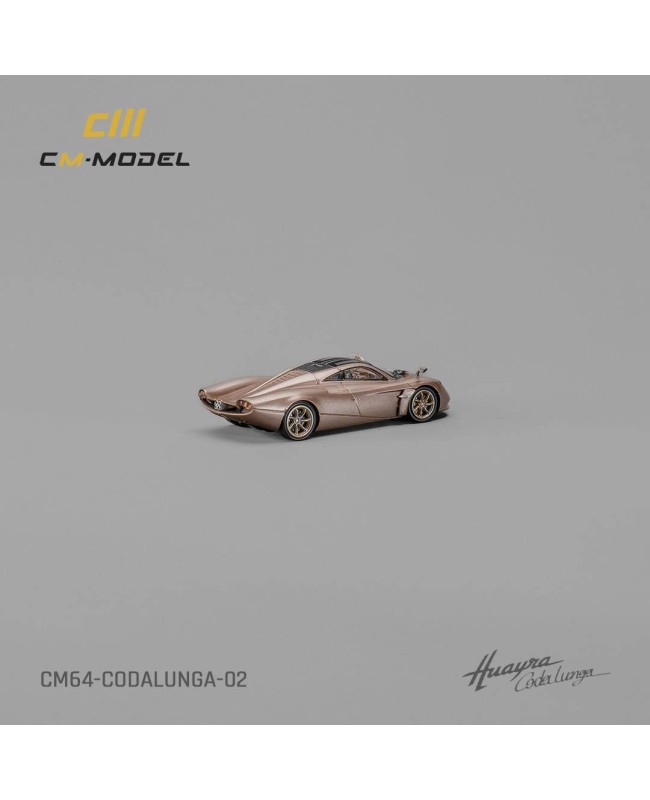 (預訂 Pre-order) CM model 1/64 Pagani Codalunga Gold/CM64-Codalunga-02 (Diecast car model)
