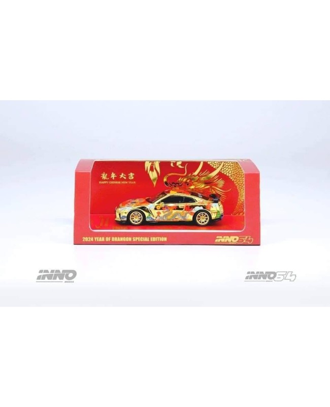 (預訂 Pre-order) Inno64 IN64-R35-CNY24 NISSAN GT-R (R35) Year Of The Dragon Special Edition 2024 Chinese New Year Edition (Diecast car model)