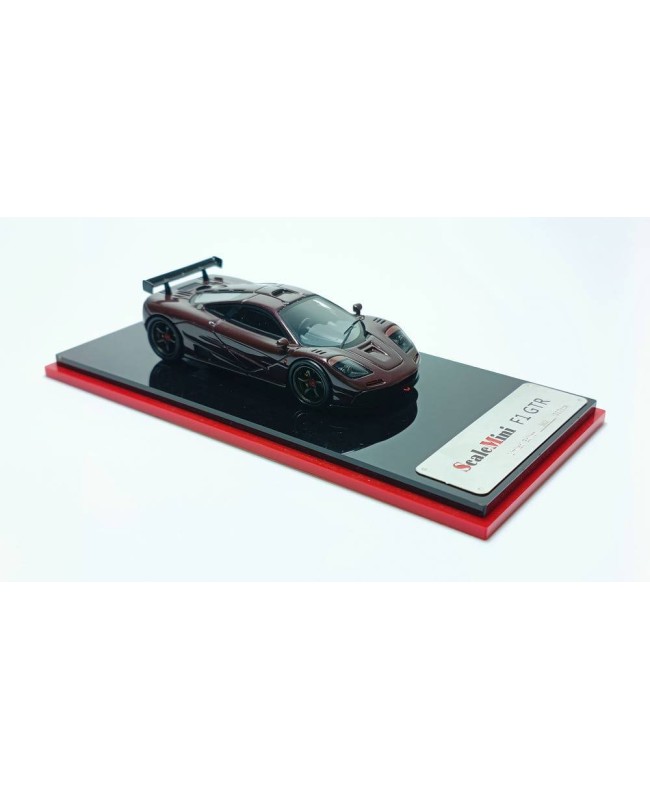 (預訂 Pre-order) ScaleMini 1/64 Mclaren F1 GTR & F1 LM (Resin car model) 限量499台 Dark Red