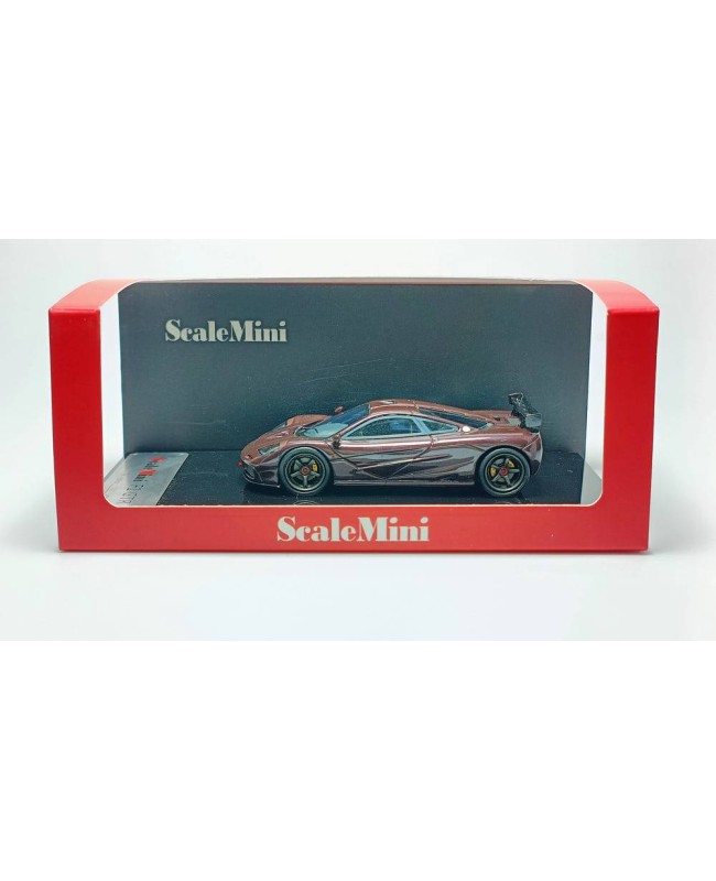 (預訂 Pre-order) ScaleMini 1/64 Mclaren F1 GTR & F1 LM (Resin car model) 限量499台 Dark Red