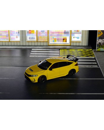 (預訂 Pre-order) MOTORHELIX 1/64 Honda Civic Type R(FL5) Yellow (Diecast car model) 限量399台