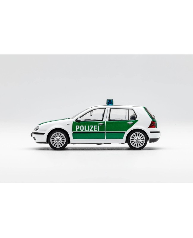 (預訂 Pre-order) GCD 1/64 Volkswagen MK4 (Diecast car model) Golf MK4 German police car version KS-031-224