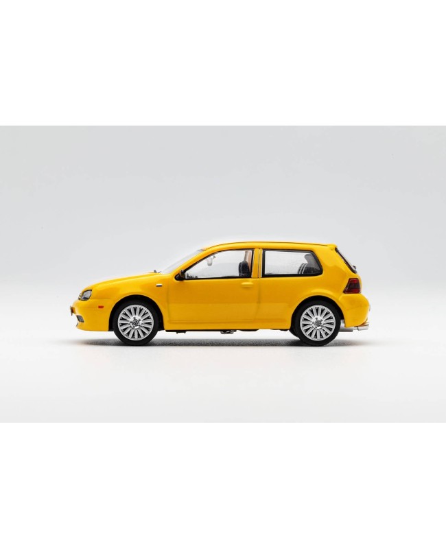 (預訂 Pre-order) GCD 1/64 Volkswagen MK4 (Diecast car model) Golf GTI 4 Yellow KS-031-227