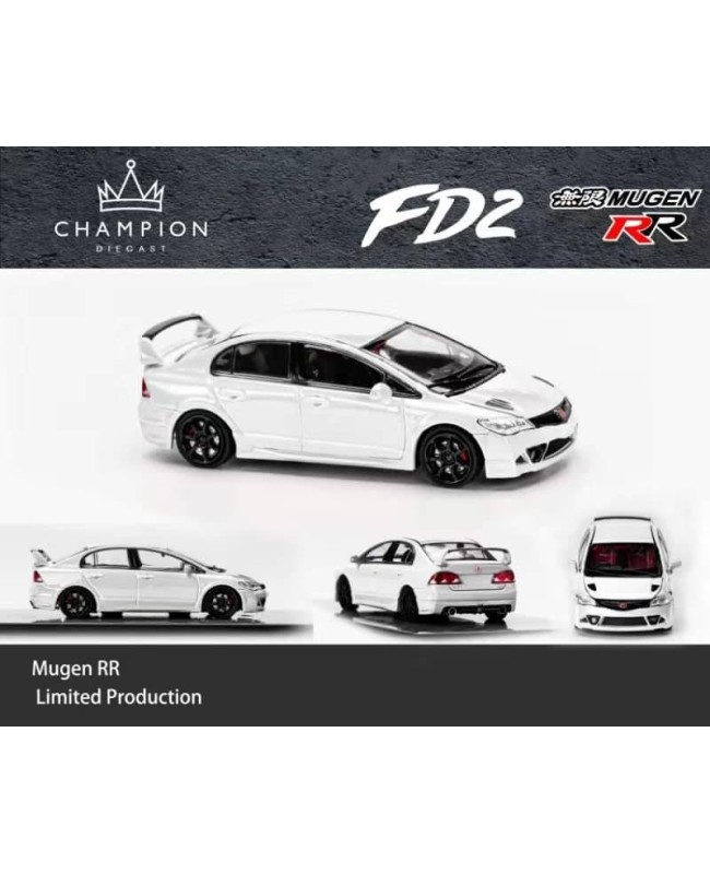 (預訂 Pre-order) Champion 1/64 Mugen RR white (Diecast car model)
