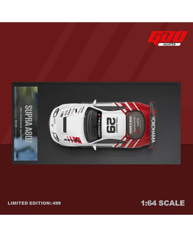 (預訂 Pre-order) GDO Hunter X TimeMicro 1:64 Supra A80Z Trd Advan (Diecast car model) 限量499台